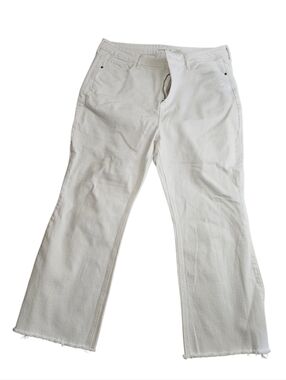 Gap Higher High-Rise Raw Hem Flare Leg Jeans Women Plus Size 20